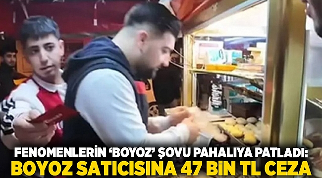 Fenomenlerin ‘Boyoz’ Şovu Pahalıya Patladı: Boyoz Satıcısına 47 Bin TL Ceza