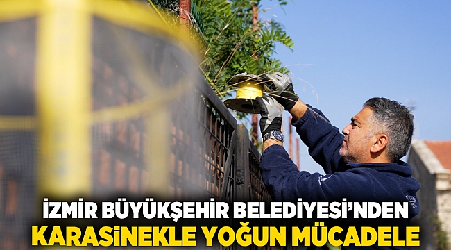 İzmir Büyükşehir Belediyesi’nden karasinekle yoğun mücadele