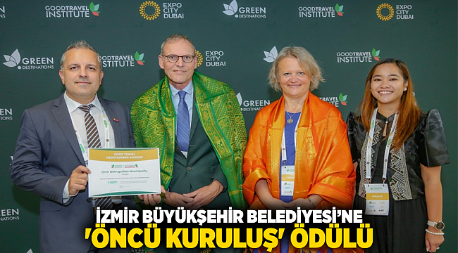 İzmir Büyükşehir Belediyesi’ne 'Öncü Kuruluş' ödülü
