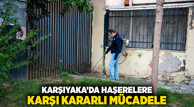 Karşıyaka’da haşerelere karşı kararlı mücadele