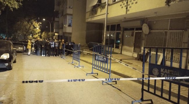 Kartal’da binanın kolonlarında çatlaklar oluştu: Bina tahliye edildi