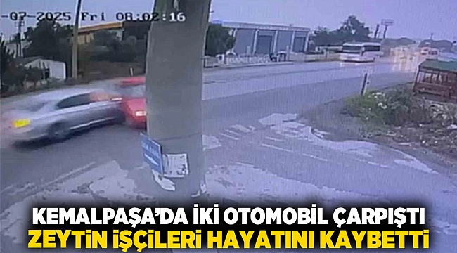 Kemalpaşa’da İki Otomobil Çarpıştı: Zeytin İşçileri Hayatını Kaybetti