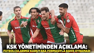 KSK Yönetiminden Açıklama: Futbolcularımız Karşıyaka Formasıyla Bahis Oynamadı