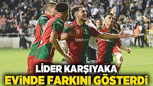 Lider Karşıyaka Evinde Farkını Gösterdi