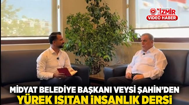 Midyat Belediye Başkanı Veysi Şahin&#039;den Yürek Isıtan İnsanlık Dersi