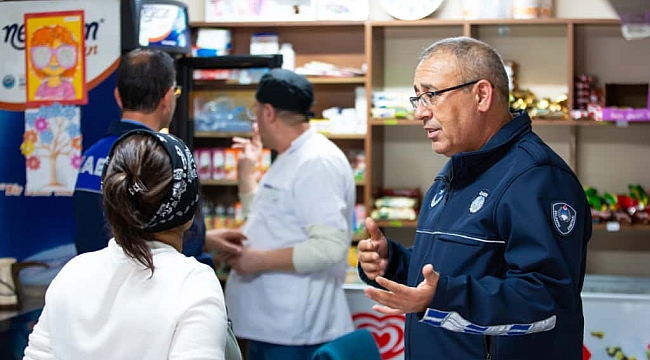 NARLIDERE BELEDİYESİ ZABITA EKİPLERİNDEN OKUL KANTİNLERİNE SIKI DENETİM