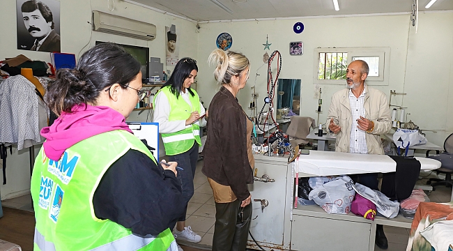 NARLIDERE’DE ESNAFIN İHTİYAÇLARI YERİNDE TESPİT EDİLİYOR