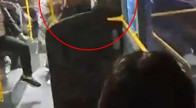 Otobüste, kadınların yer kavgası!