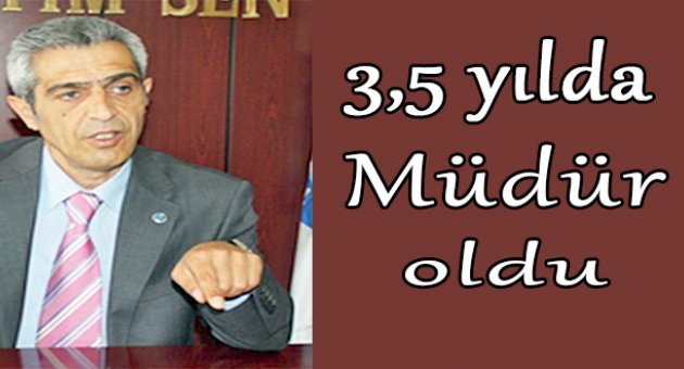 “3.5 yıllık öğretmeni müdür yaptılar”