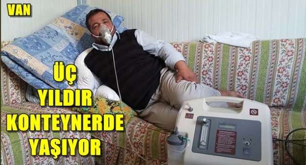 3 yıldır konteynerde yaşıyorlar