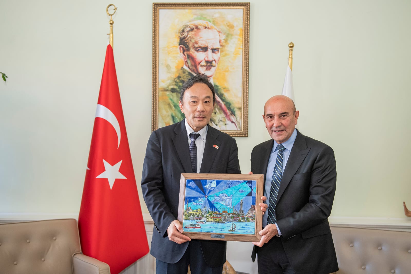 Başkan Soyer ve Büyükelçi Katsumata’dan güç birliği mesajı