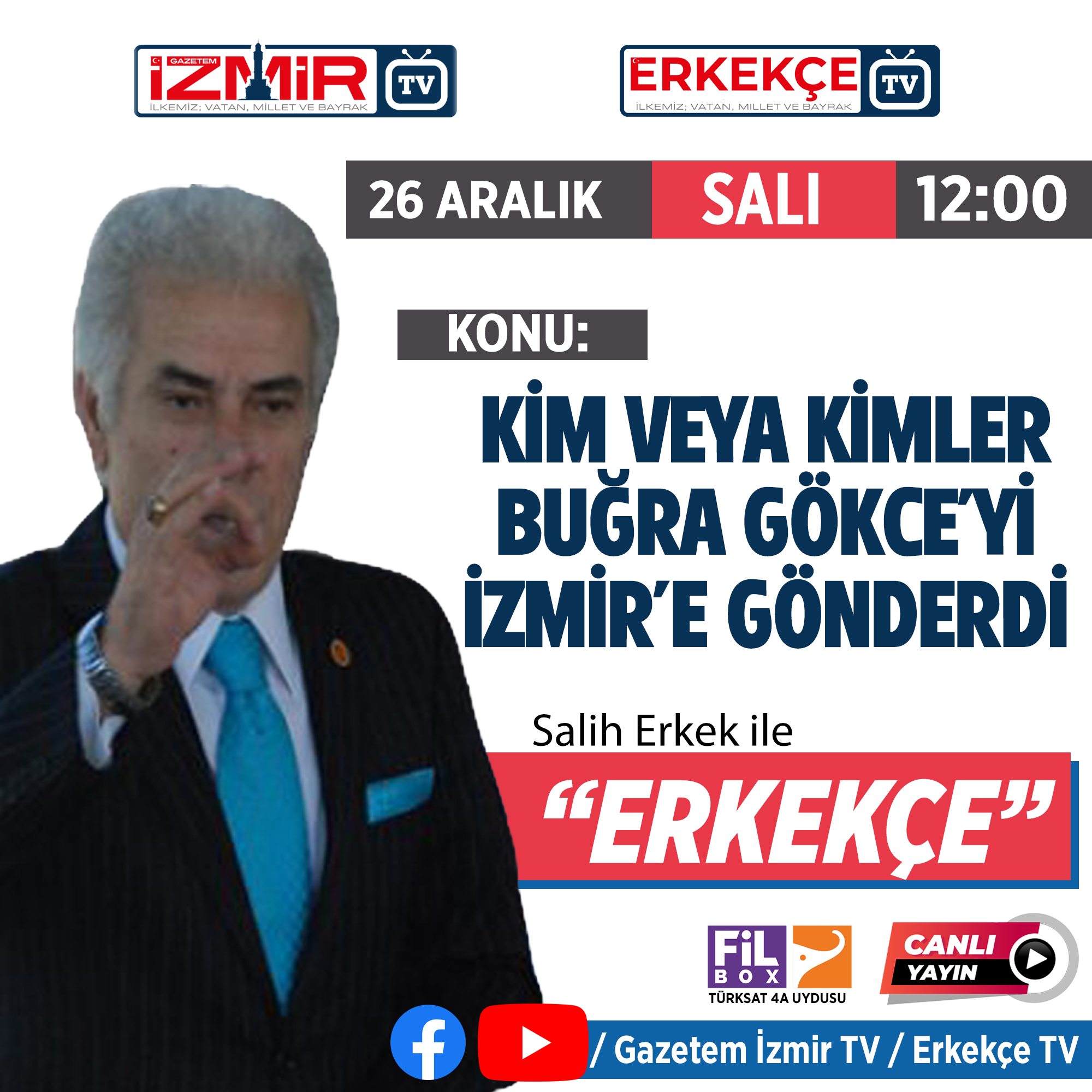 Salih Erkek, "ERKEKÇE" programıyla yarın izleyicilerle buluşacak