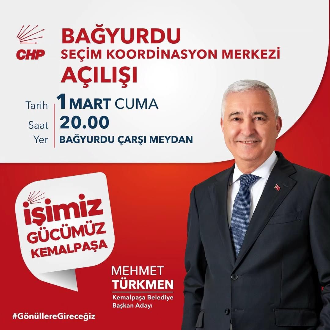 CHP Kemalpaşa açılışa hazırlanıyor