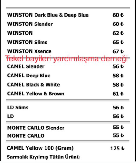 Bu sigara grubunda fiyatlar düştü!