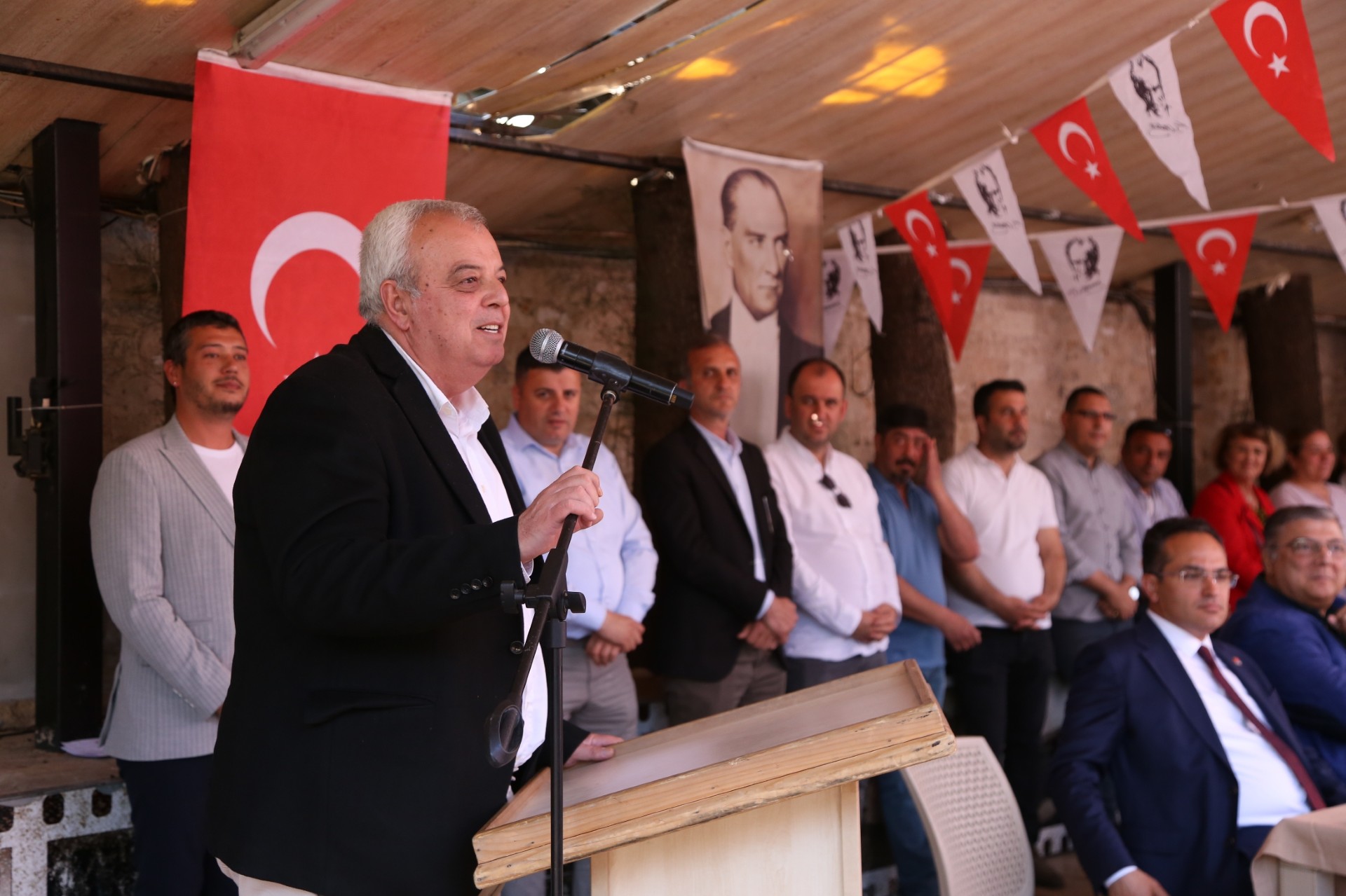 Başkan Eşki, bayramlaşma töreninde konuştu: "Sorumluluğumuz büyük"