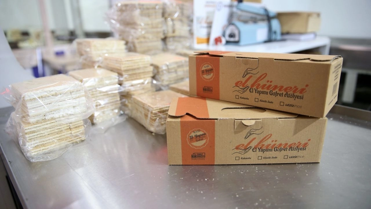 Sakarya'da El Yapımı Gofret Üretimi Yapan Girişimci