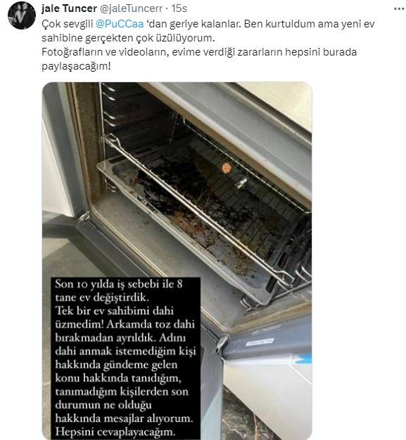 Pucca'nın ev sahibi fotoğrafları paylaşıp ateş püskürdü