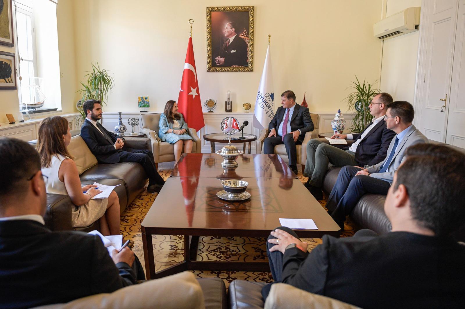KKTC İzmir Başkonsolosu İnanıroğlu’ndan Başkan Tugay’a ziyaret