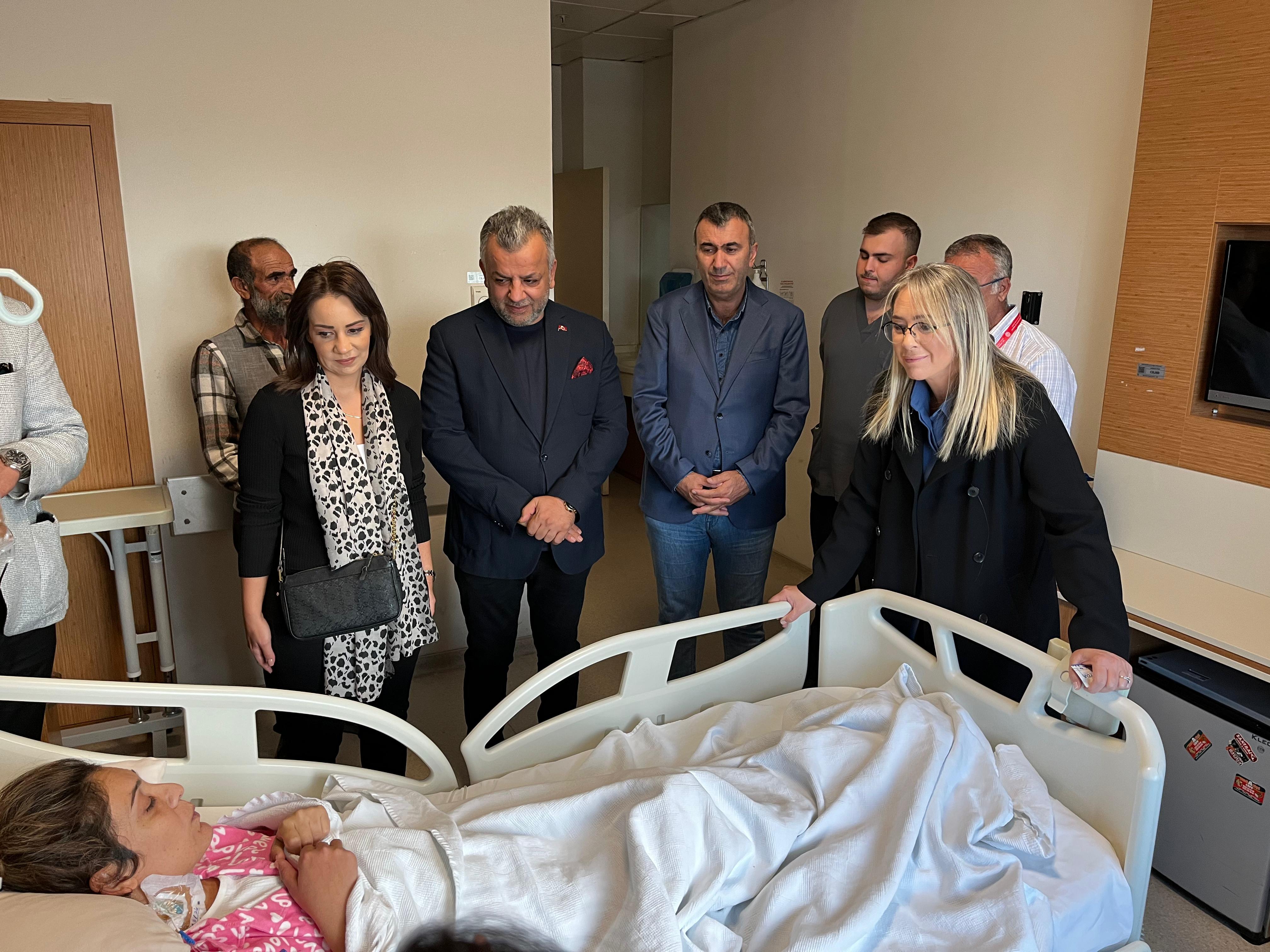 AK Partili Çankırı Özge Polat'ı ziyaret etti: Cumhurbaşkanının talimatını açıkladı