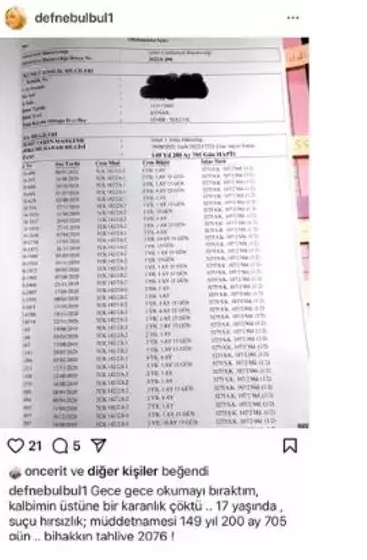 İzmirli hakimden ah dedirten paylaşım; 17 yaşında suç makinesi