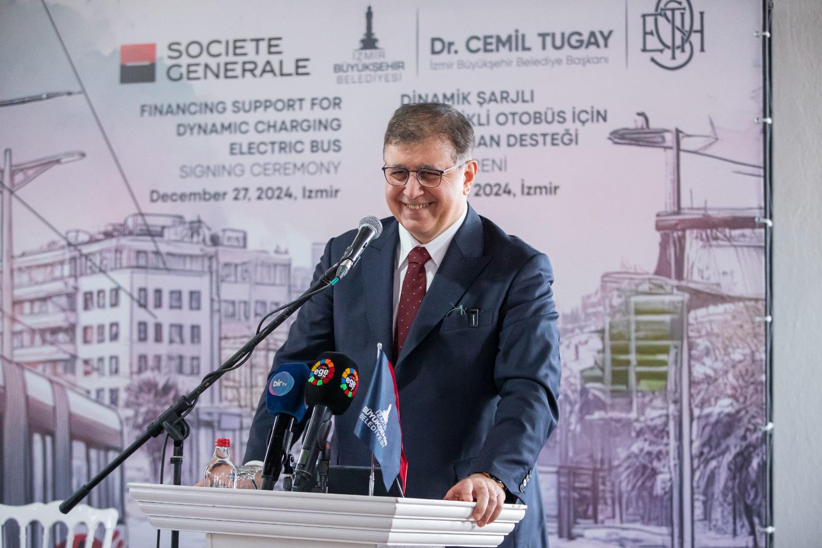 İzmir’de Dinamik Şarjlı Elektrikli Otobüs dönemi başlıyor