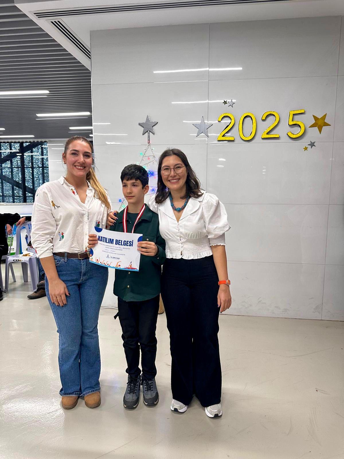 Özel çocuklar yeni yıla başarı mutluluğuyla giriyor