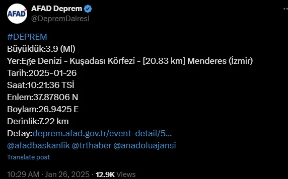 İzmir yine sallandı!