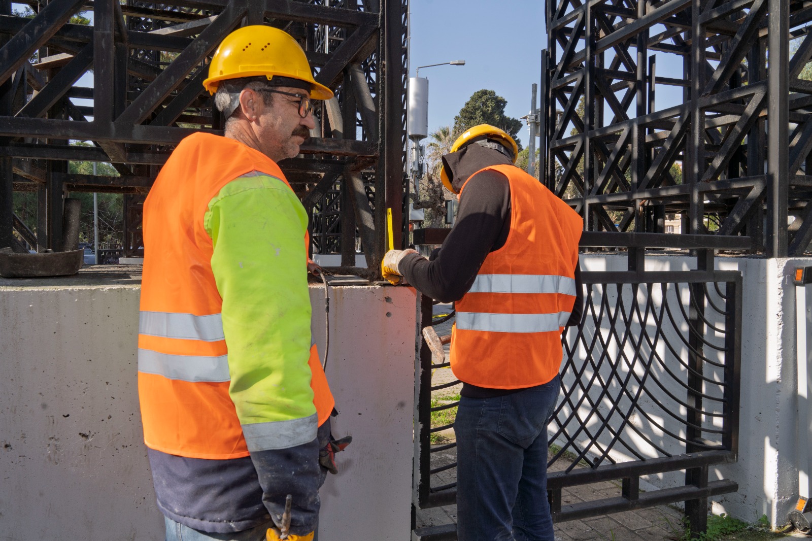 26 Ağustos Kapısı'nda güçlendirme çalışmaları başladı