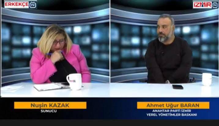 Anahtar Parti İzmir İl Kurucu Başkanı Ahmet Uğur Baran, Gazetemizmir İzmir TV'de Konuştu