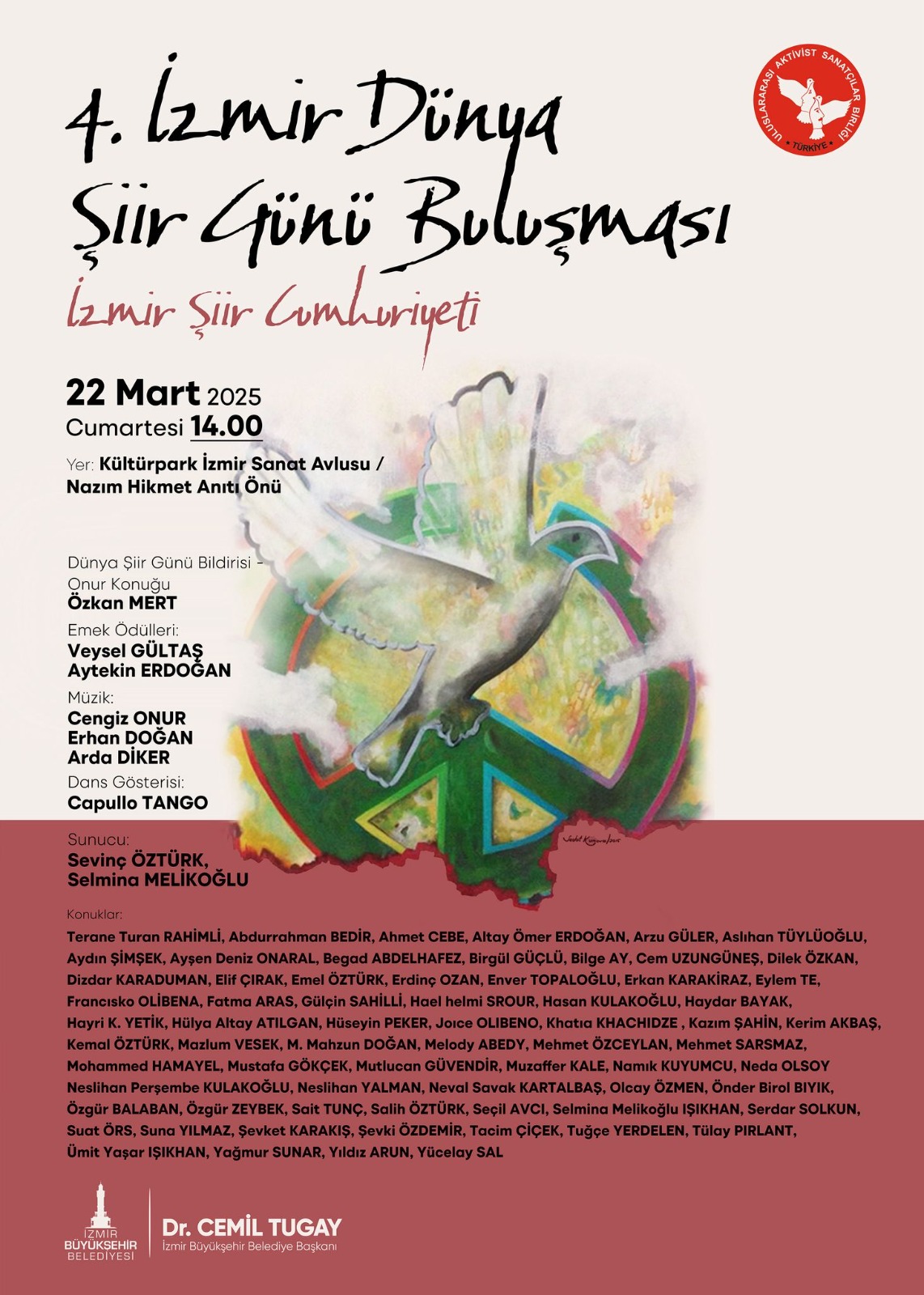 İzmir’de şiirler 14 dilde okunacak