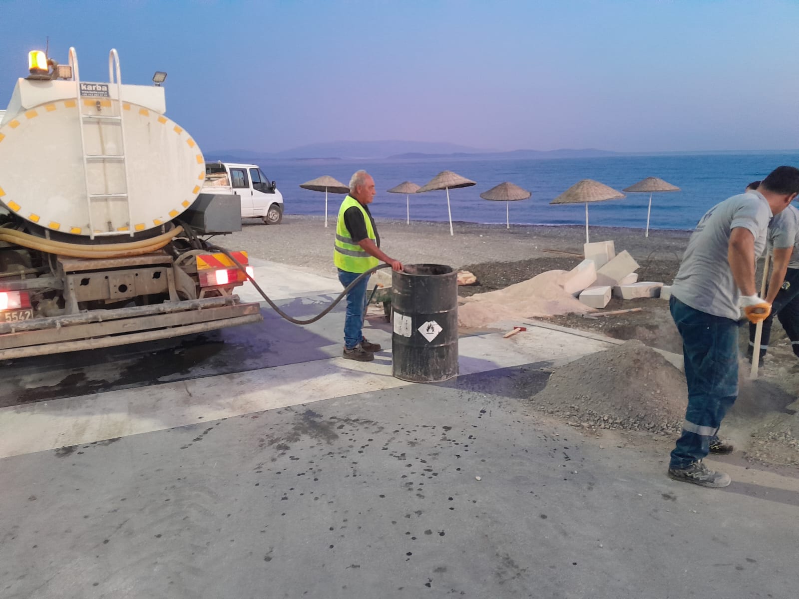 Güzelbahçe’de ‘sıcak hava’ düzenlemesi