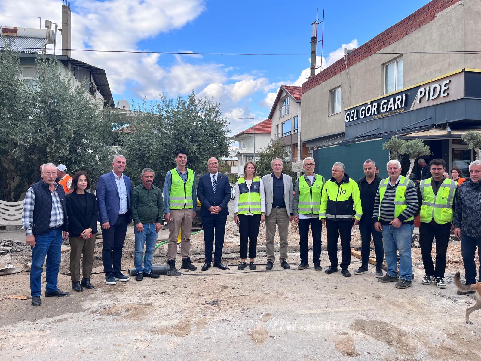 Dev içme suyu yatırımı hızla ilerliyor Gaziemir Sarnıç’ta yoğun tempo