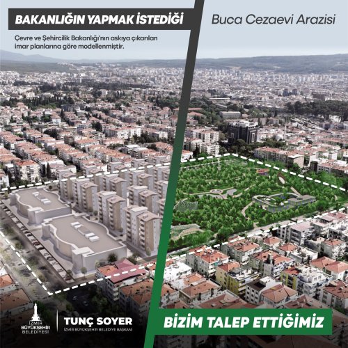 Başkan Soyer'den Buca Cezaevi mahkeme kararı için açıklama: "Doğa kazandı, halk kazandı"