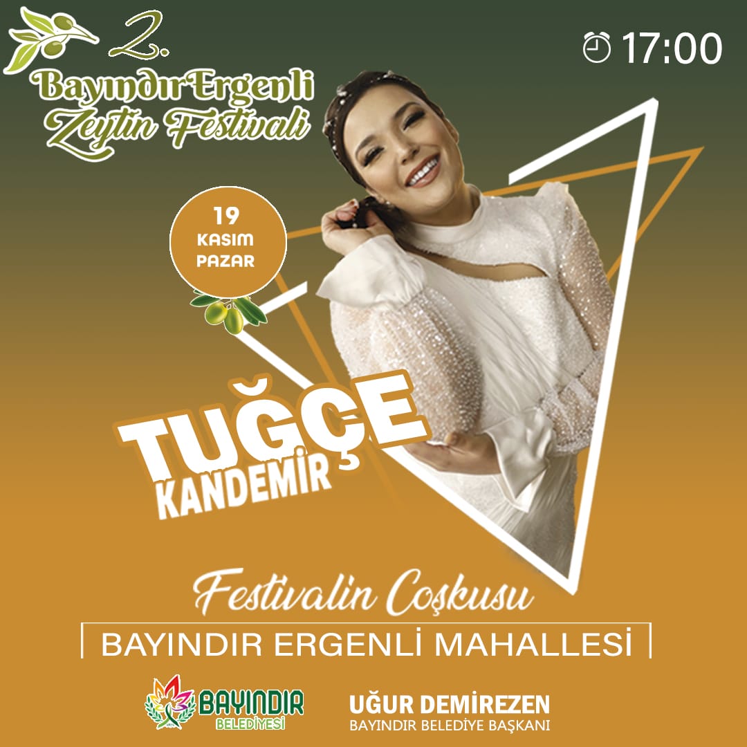 2.Bayındır Ergenli Zeytin Festivali'nin tarihi belli oldu
