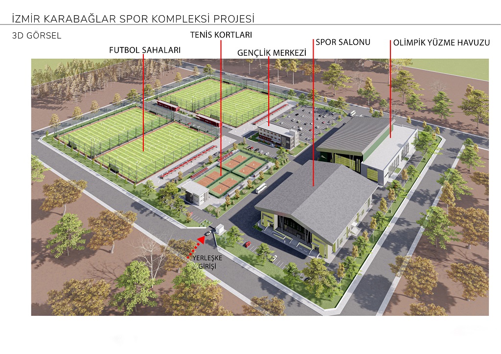 AK Parti Karabağlar adayı Tunç'tan 100 dönümlük spor tesisi müjdesi