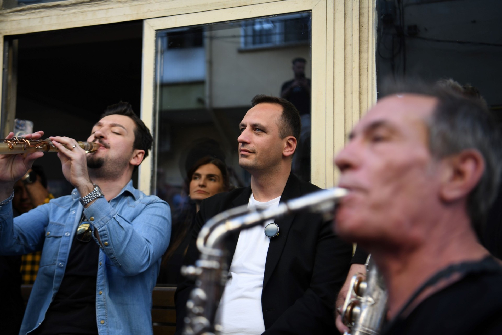 Çamdibi müzisyenlerinden mini konser