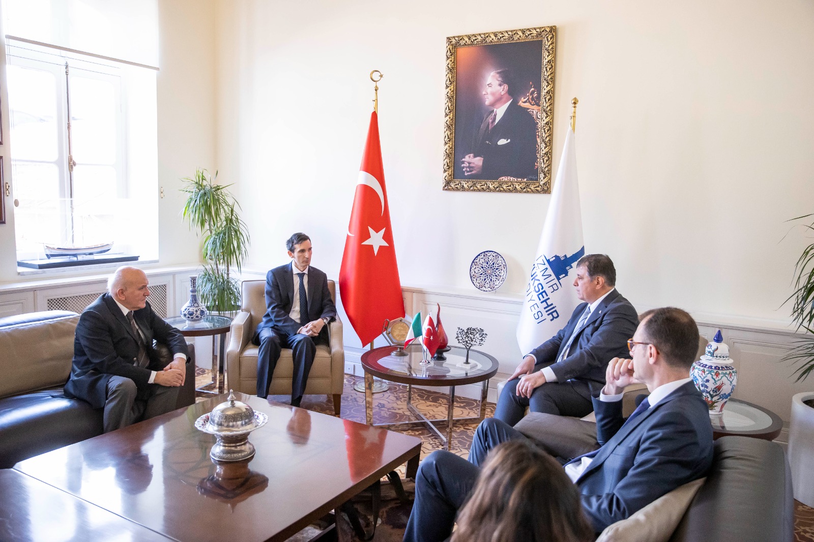 Başkan Tugay’dan 93. İEF için İtalya’ya partner ülke teklifi