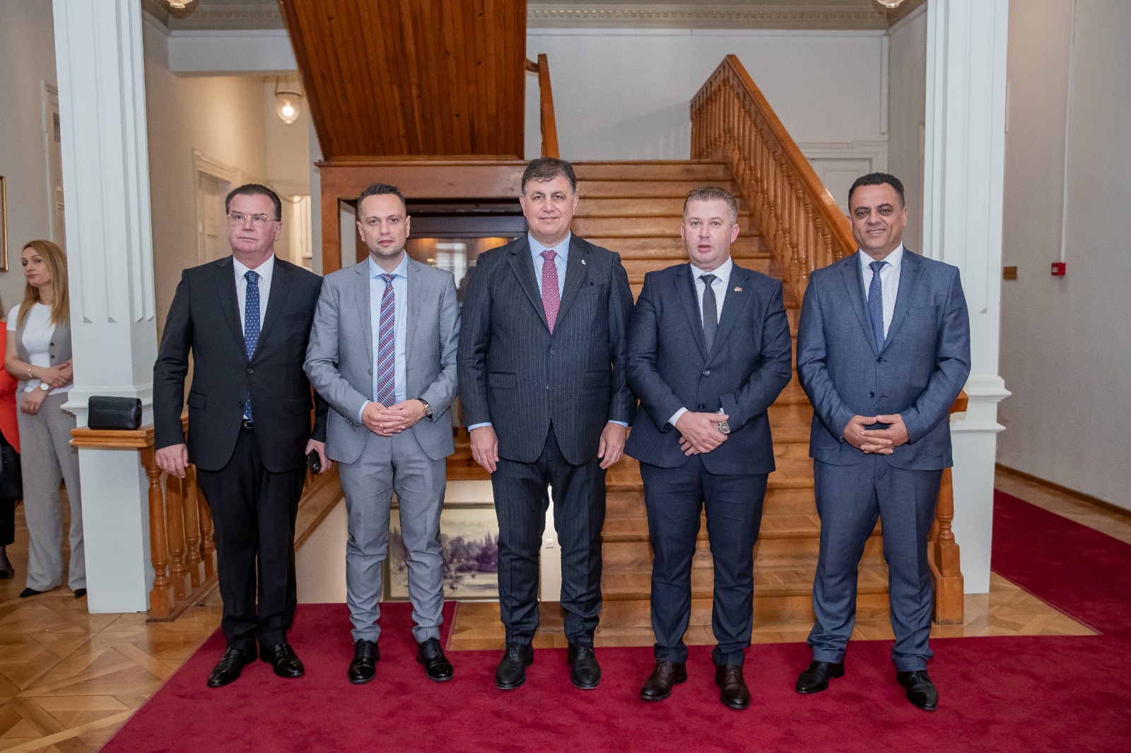 Başkan Tugay  Tugay, Kuzey Makedonya Cumhuriyeti'nden gelen heyeti makamında ağırladı.