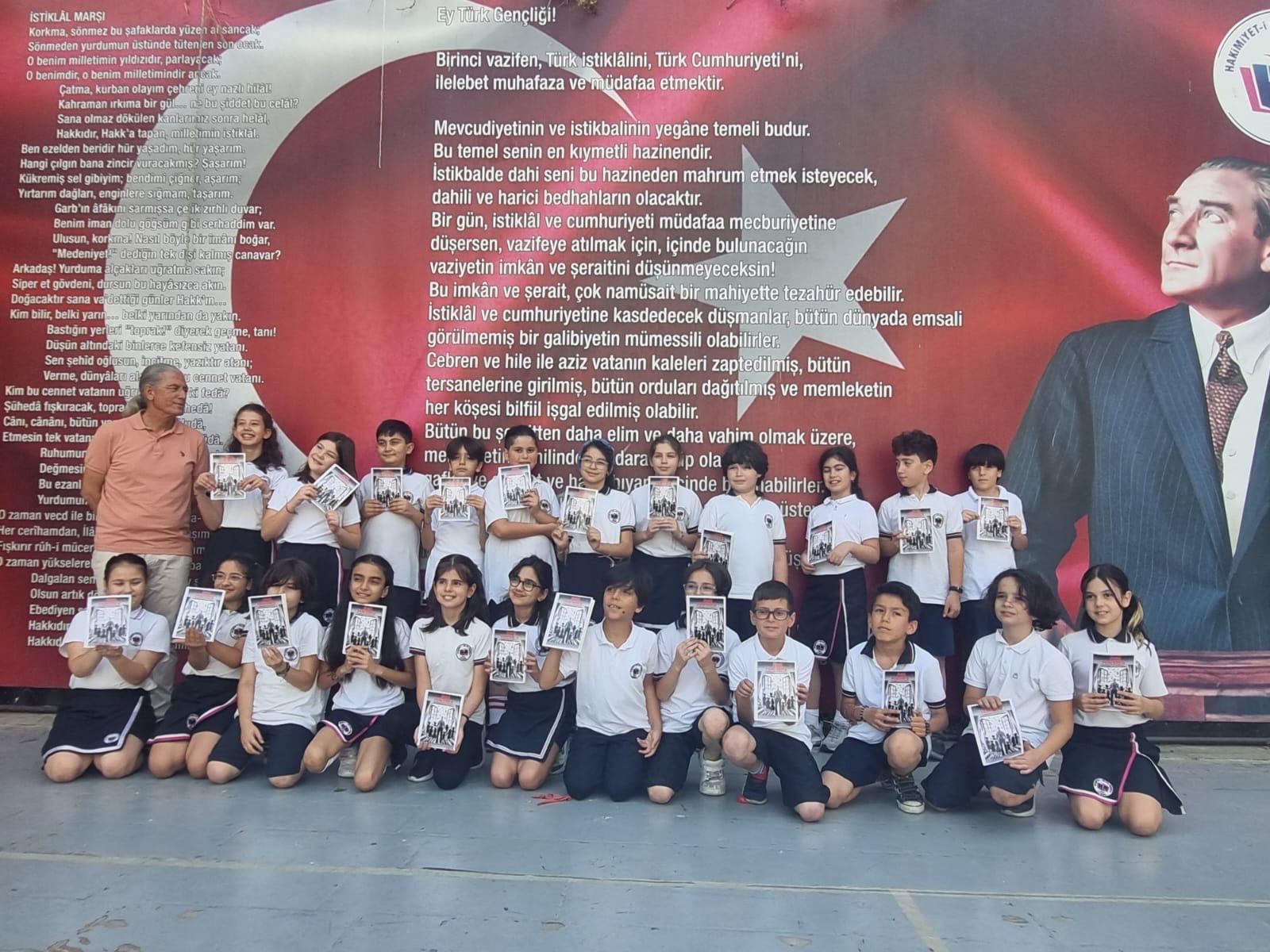 Konak Hakimiyet-i Milliye İlkokulu Öğrencilerinden Kitap Projesi: "Öykü Penceresi"