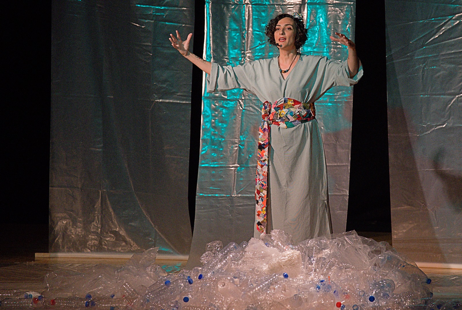 Geri dönüşümün önemi tiyatro ile anlatıldı