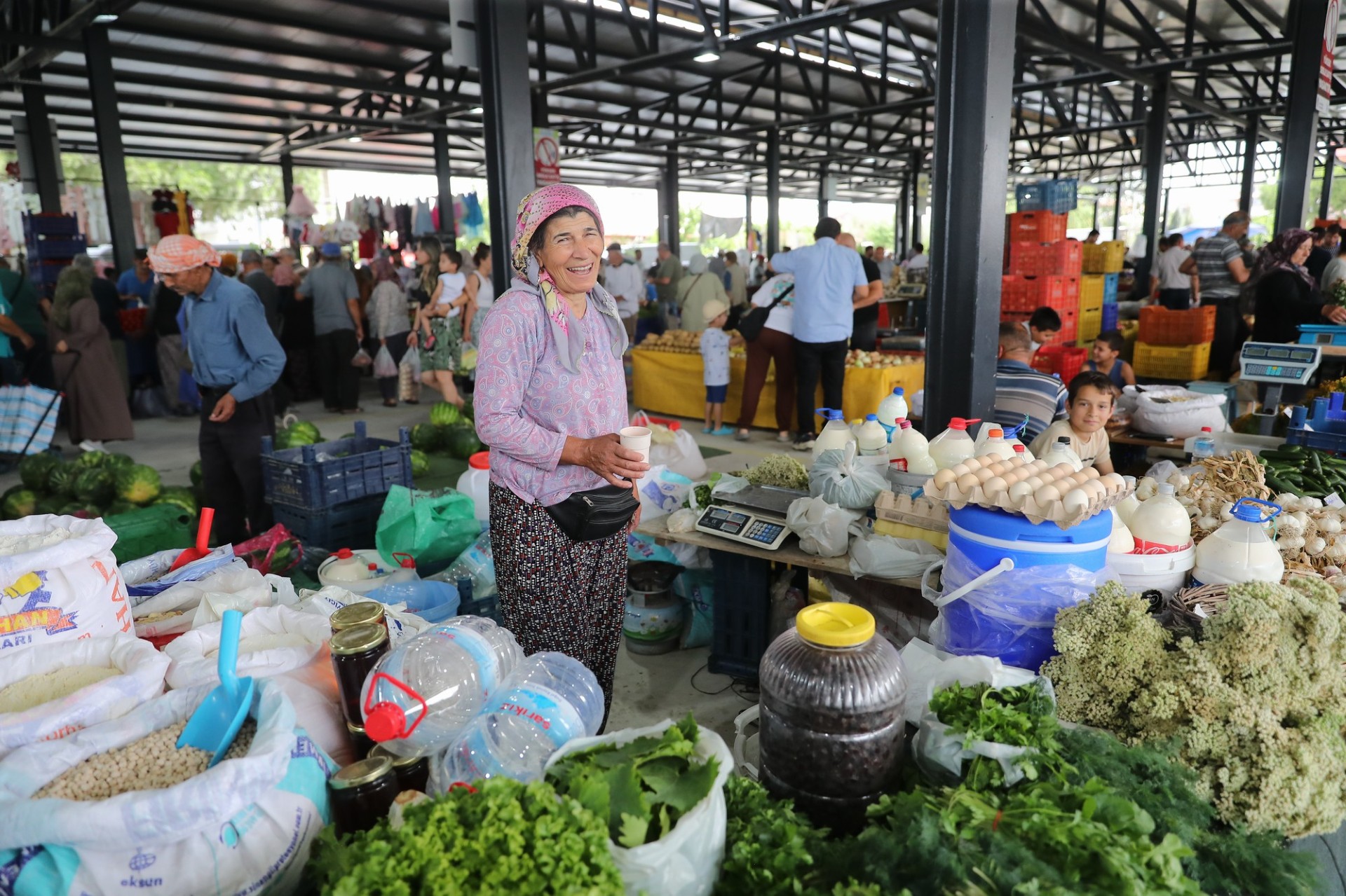 Şakran Kapalı Pazaryeri Hizmete Açıldı