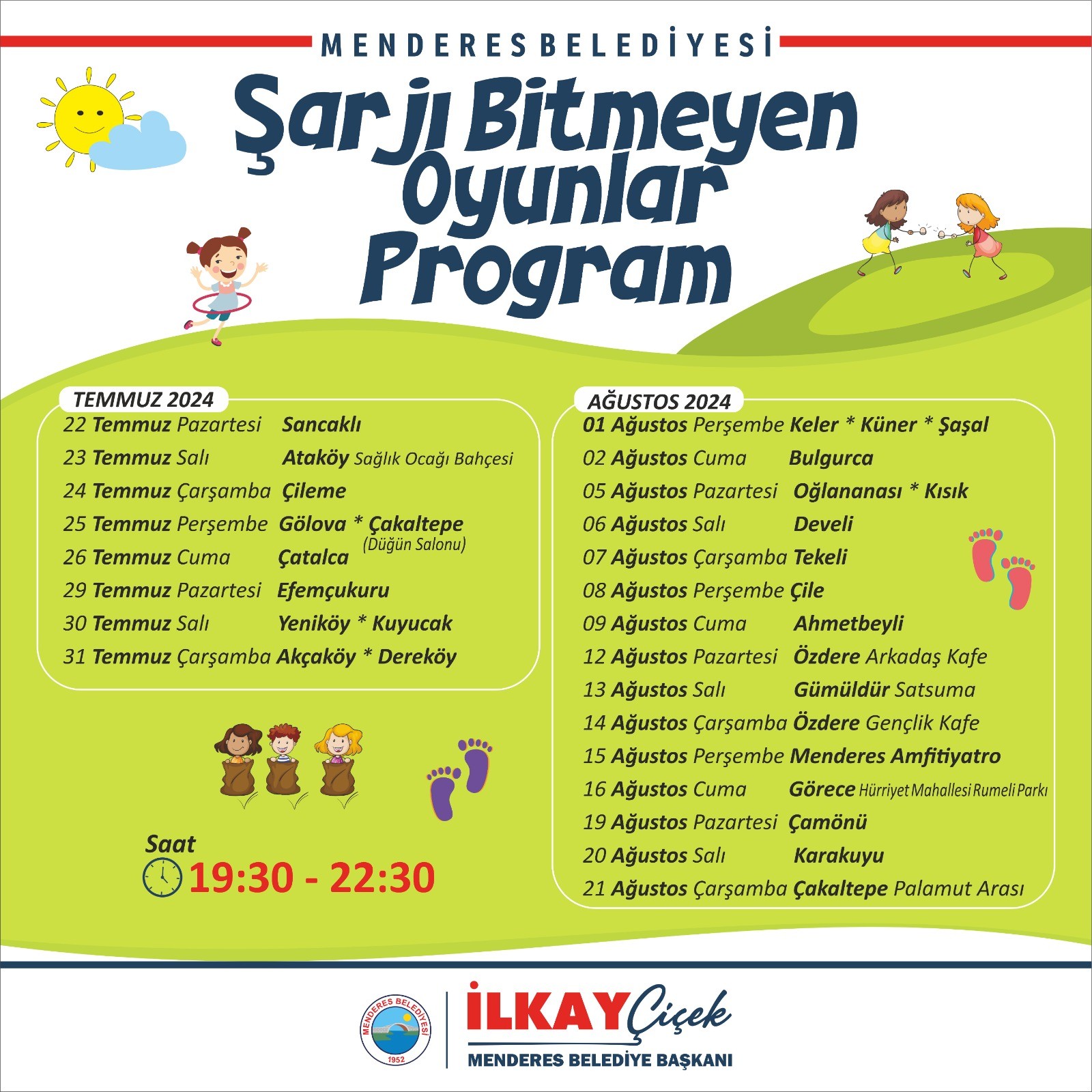 Menderes Belediyesi’nden Şarjı Bitmeyen Oyunlar