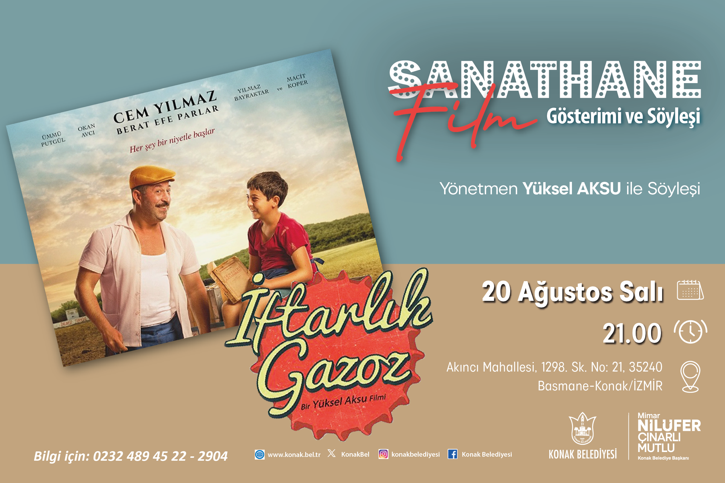 Konak’ta şölen sürüyor: Sanathane bu hafta da dopdolu