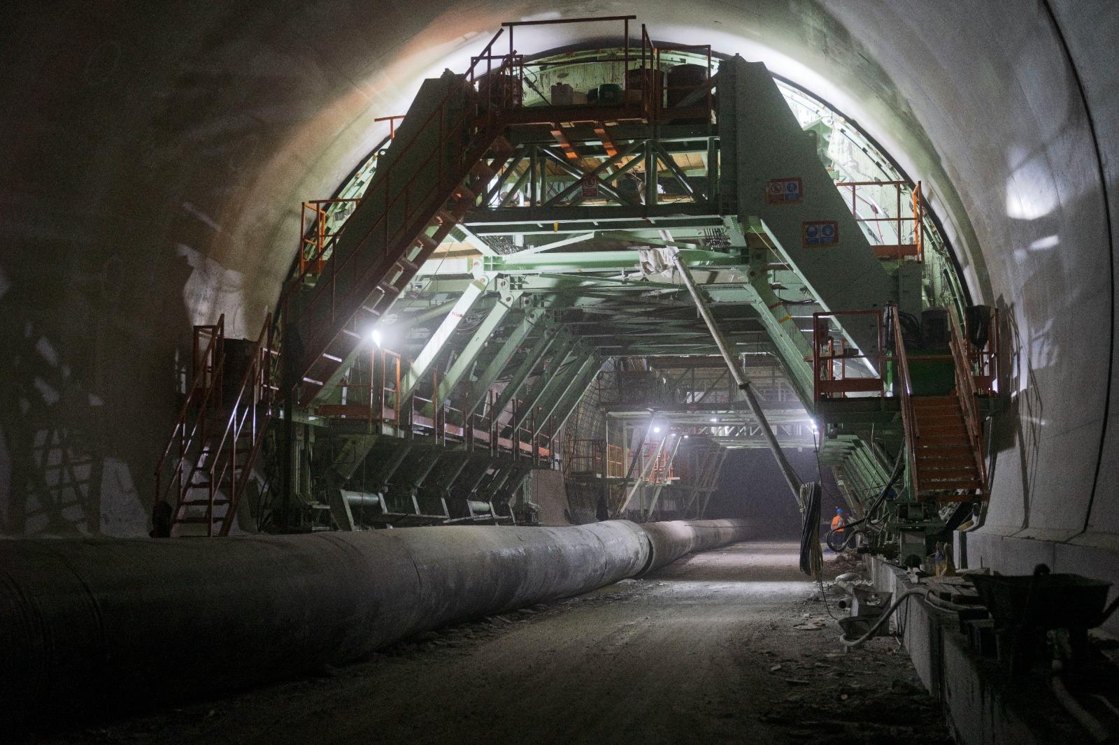 Onat Tüneli’nde yoğun tempo Işığa 210 metre kaldı