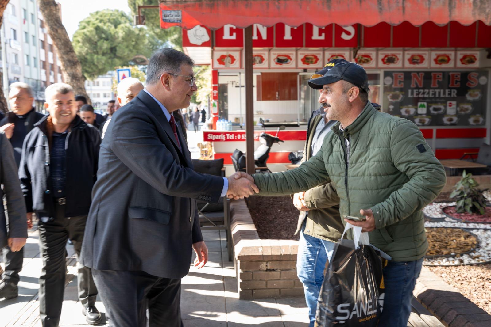 Başkan Tugay’ın Ödemiş mesaisi “Kimsesizlerin kimsesi olacağız”