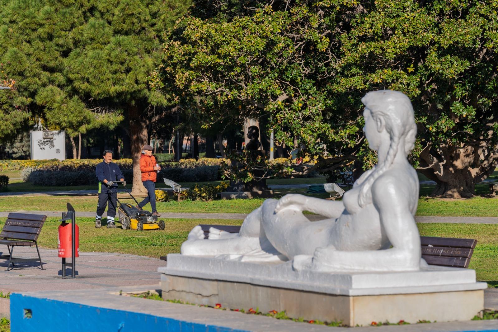 Başkan Tugay'dan Kültürpark için daha çok yeşil alan mesajı