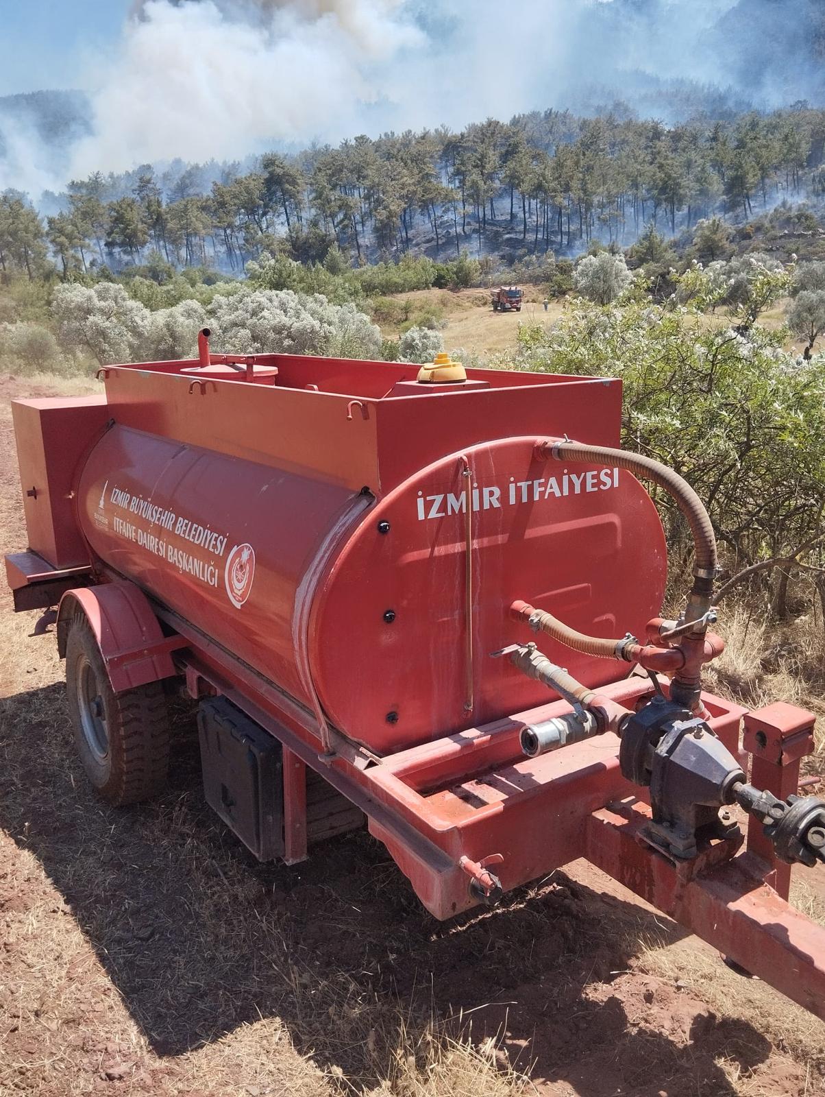 İzmir’de yangın ve fırtına teyakkuzu