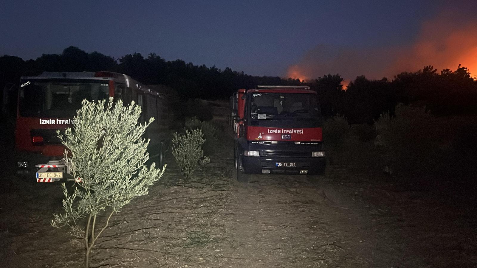 Urla’da yangın kontrol altına alındı