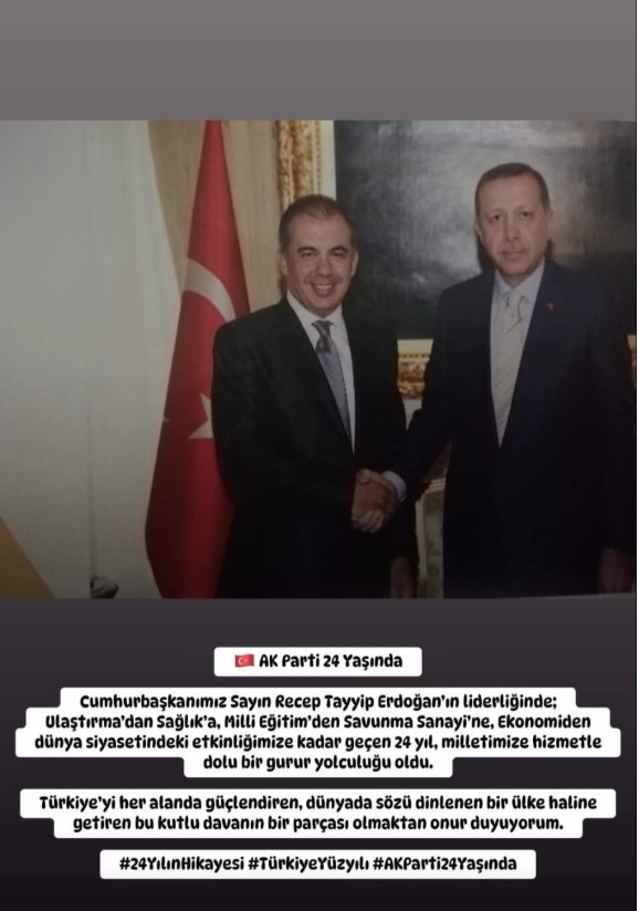 Bülent Delican’dan AK Parti’nin 24. Yılına Özel Mesaj