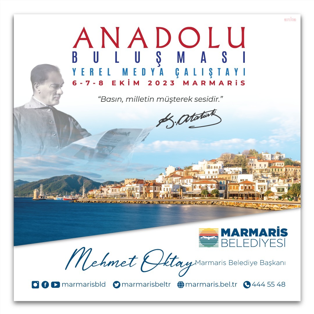 Anadolu Basını 3.kez Marmaris’te buluşuyor